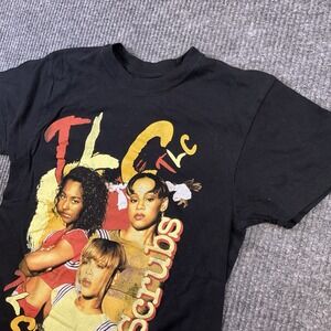 TLC NO SCRUBS T-SHIRT retro 90s pop music replica vtg big logo UNISEX ADULT SML